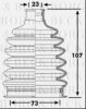 BORG & BECK BCB6109 Bellow, driveshaft